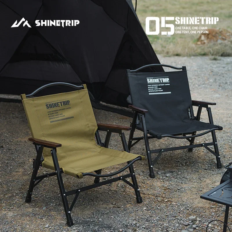 SHINETRIP NOVINKA 05 Outdoor Tactical Stolička Ľahké hliníkové skladacie kermitské stoličky Odnímateľné prenosné výpadky kempingu