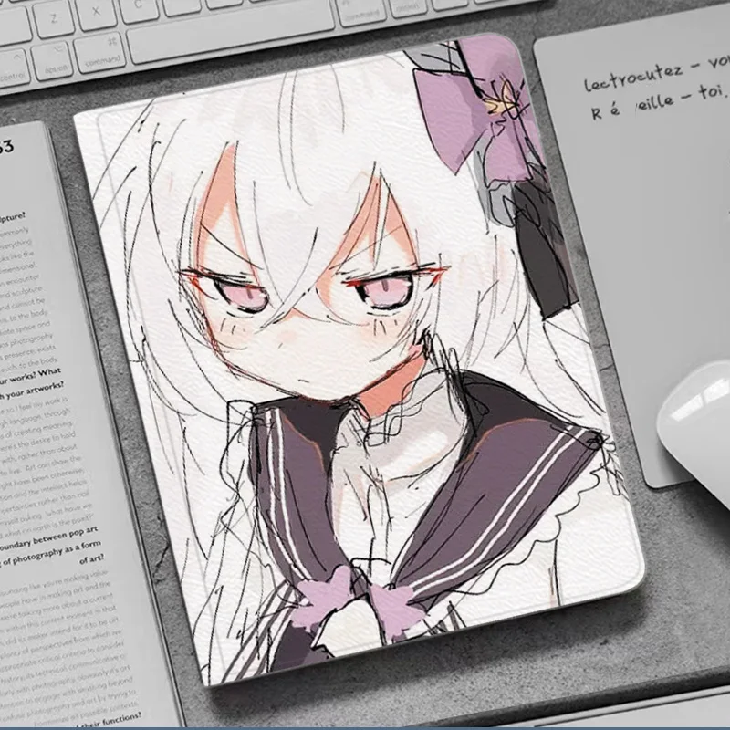 Shirasu Azusa Blue Archive puzdro pre iPad 10.2 7. 8. 9. 10. vzduch 2 3 4mini 1 2 3 5 6 Pase Luxusný silikón iPad Pro 11 10.9 9.7