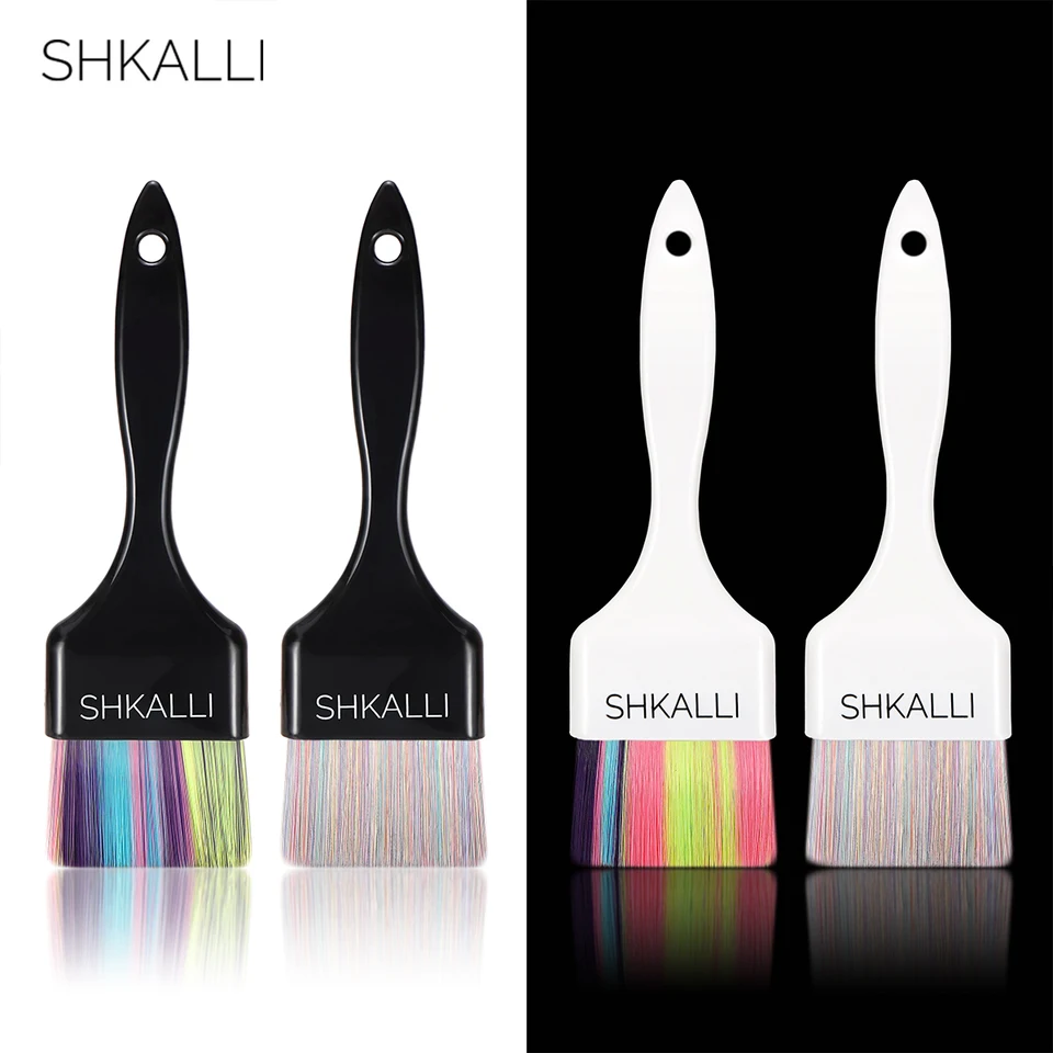 Shkalli Balayage Brush Set Farebné mäkké kefy pasta zafarbenie