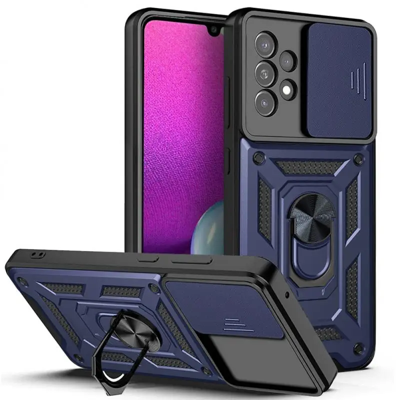Shock Proof Dual Layer Tvrdé puzdro pre Samsung Galaxy A33 5G A53 A73 A13 A 33 53 73 Ochrana proti kvapke Magnetický telefón Magnetický telefón