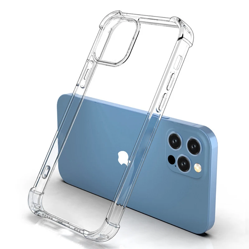 Shockproof Clear Case pre iPhone 14 13 12 11 Pro Max xs Max x x x Soft Soft Gel TPU Silicon pre iPhone 6 7 8 plus krycí puzdro
