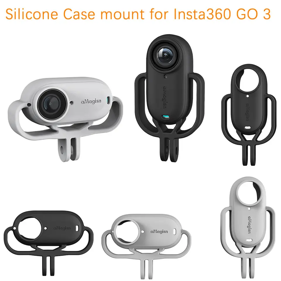 Shockproof Silikone Puzdro pre Insta360 GO 3 Ochranný ráme