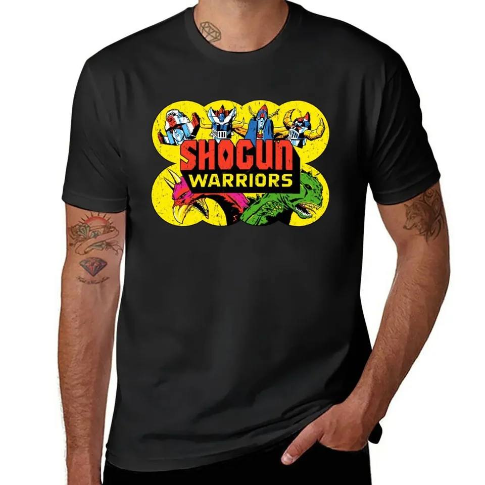 Shogun Warriors! Tričko s ťažkými váhami plus veľkosti nových vydaní tričká