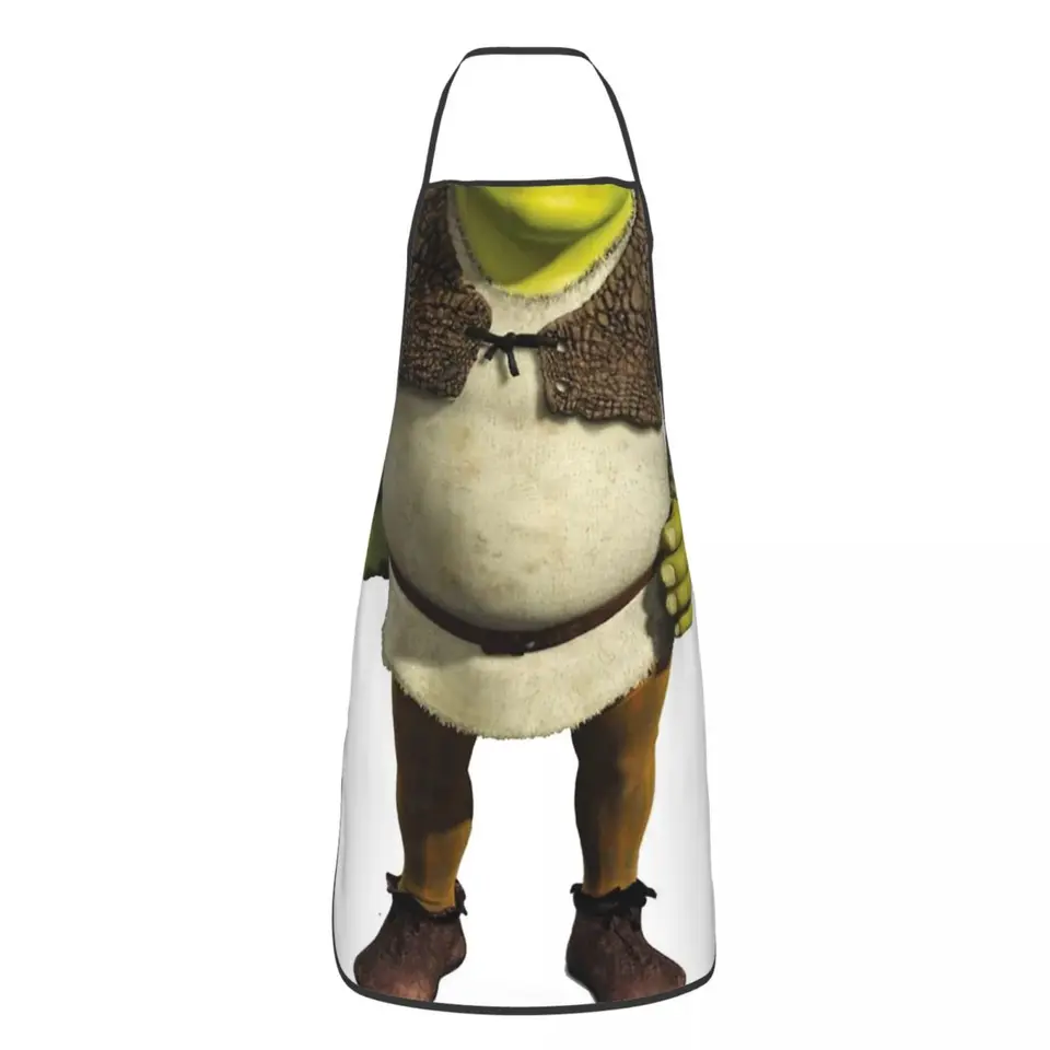 Shrek zástera zástera šéfkuchár varenie pečenie Tablier bez rukávov bez rukávov Bodstych