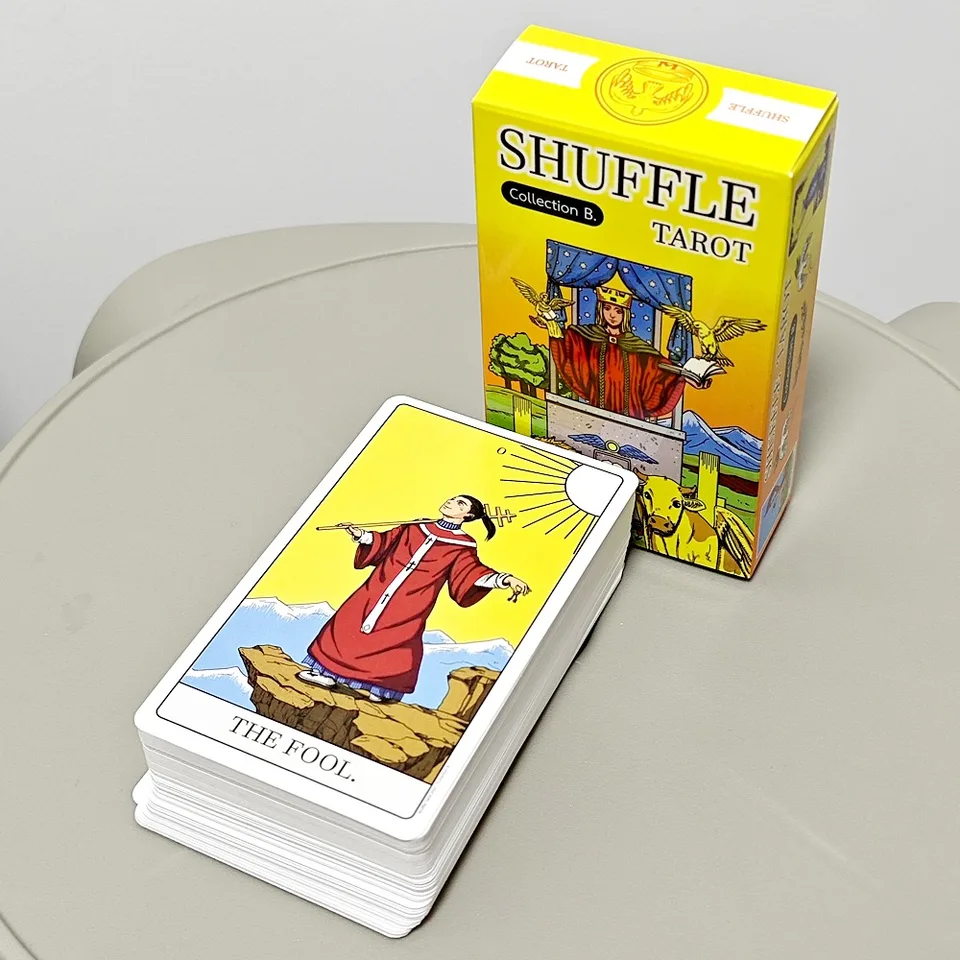 Shuffle Tarot 10.3*6cm Zbierka B Shuffled World of RWS Tarot Deck 80 PCS karty Kreatívny spôsob rozprávania príbehu