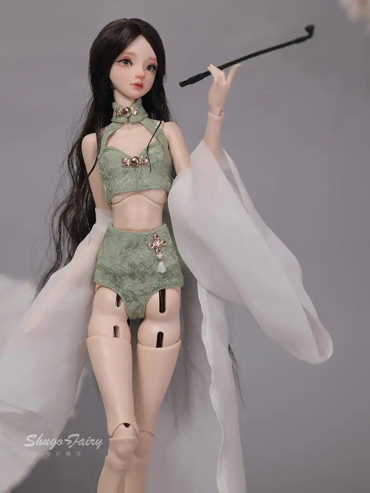 Shuga Fairy Idun 1/4 BJD Doll Toys Resin Slim Kunis Body vyšívané Hanfu Classic Style Handsome Woman Want Fajčiar