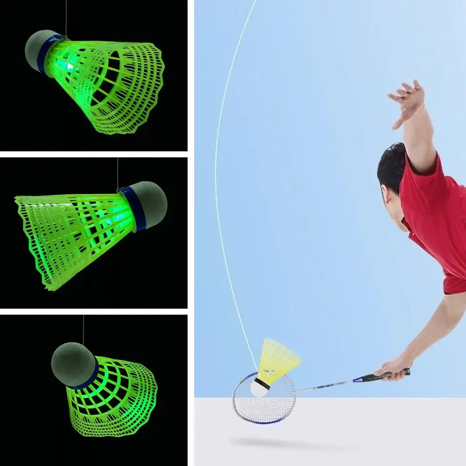 ShuttleCocks for bedminton Outdoor Glowing Self-plesne bedmintonové gule ľahké výcvik