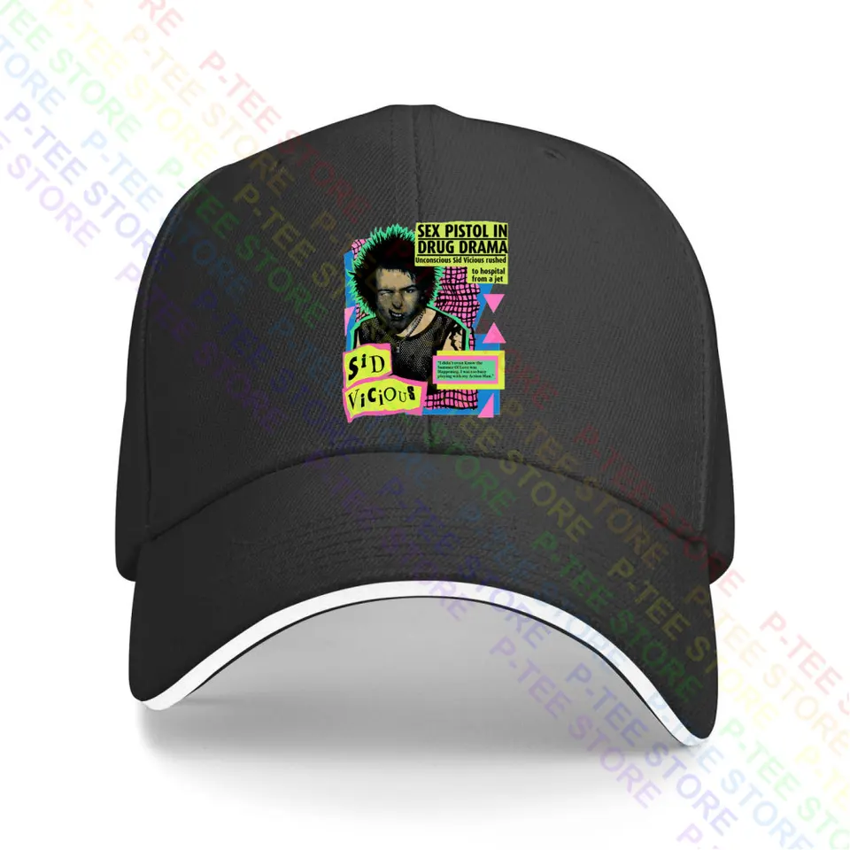 Sid Viciuos Sex Pistols Punk Rock Tour Concert Baseball Cap Snapback Caps Pleted Bucket Hat