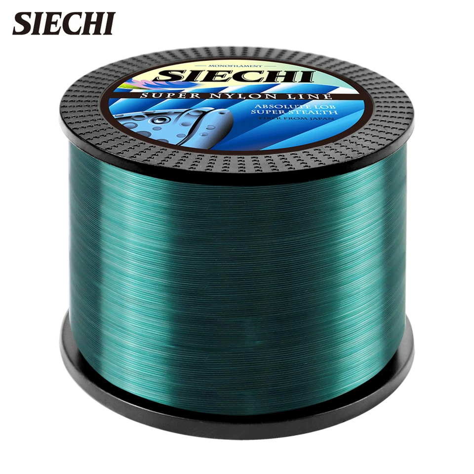 Siechi 500 m 1000m rybárska linka 0,16 mm-0,5 mm 4,4 libier-28,6 lb monofilový nylonový materiál z japonského rybárskeho kaprového linky