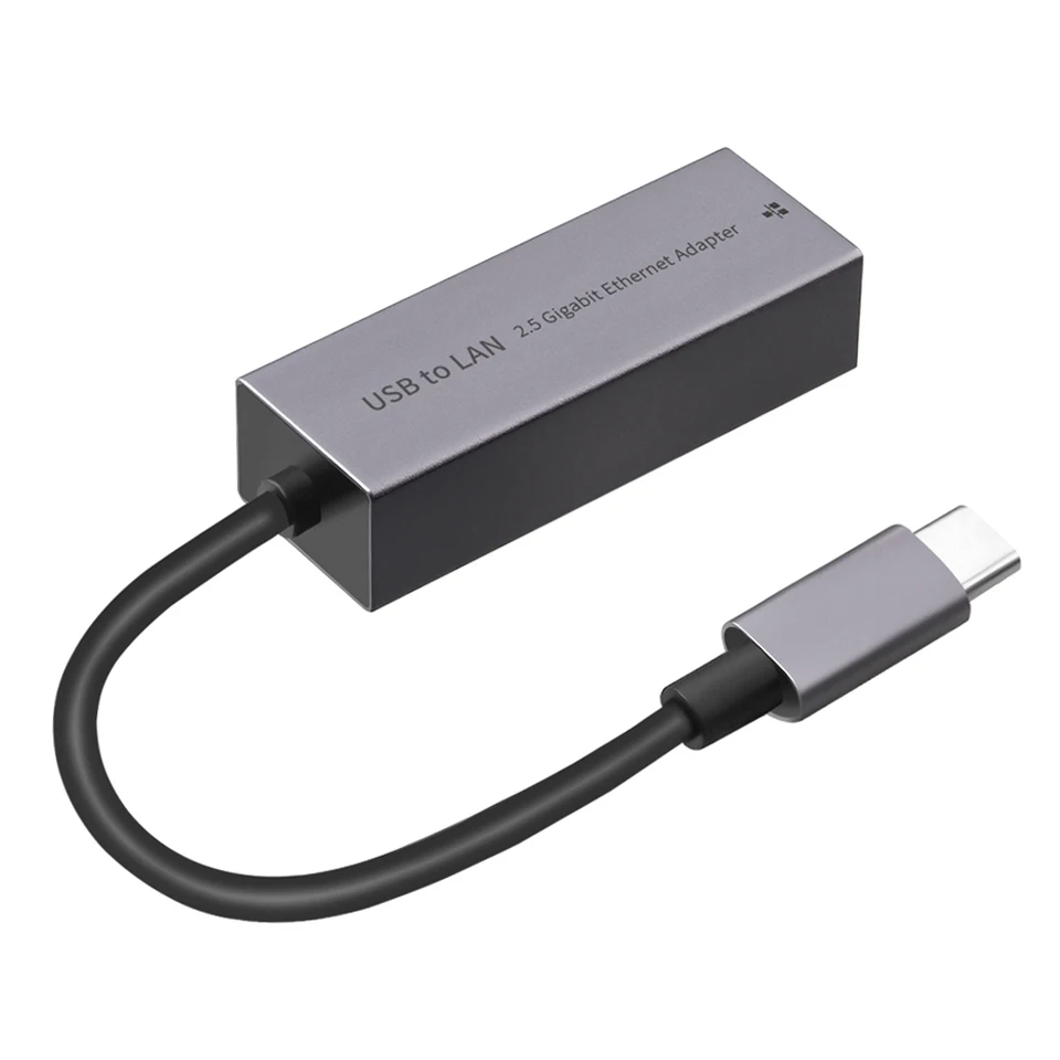 Sieťová karta typu C/USB3.0 až RJ45 2,5G 2500 MBPS USB Gigabit Ethernet Adaptér vysokorýchlostný disk zadarmo pre prenosný počítač pre stolný počítač