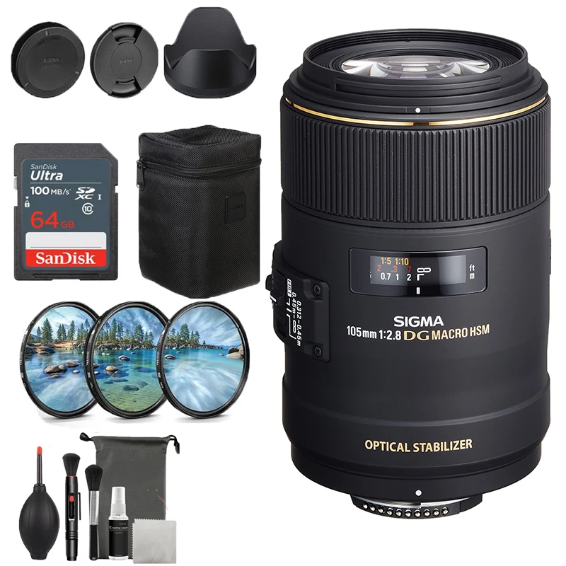 Sigma 105 mm f2,8 ex DG OS HSM makro objektív pre kánon/Nikon