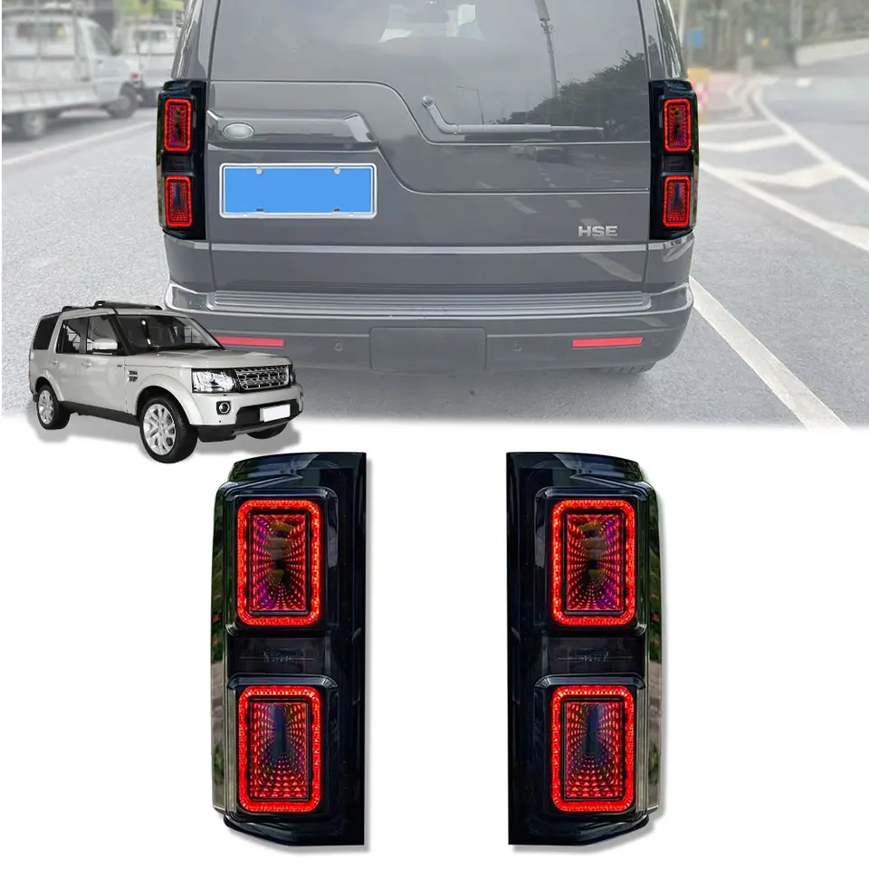 Signál zadného svetla brzdovej lampy LED s žiarovkou pre Land Rover Discovery 3/4 Tail Lights 2004-2016