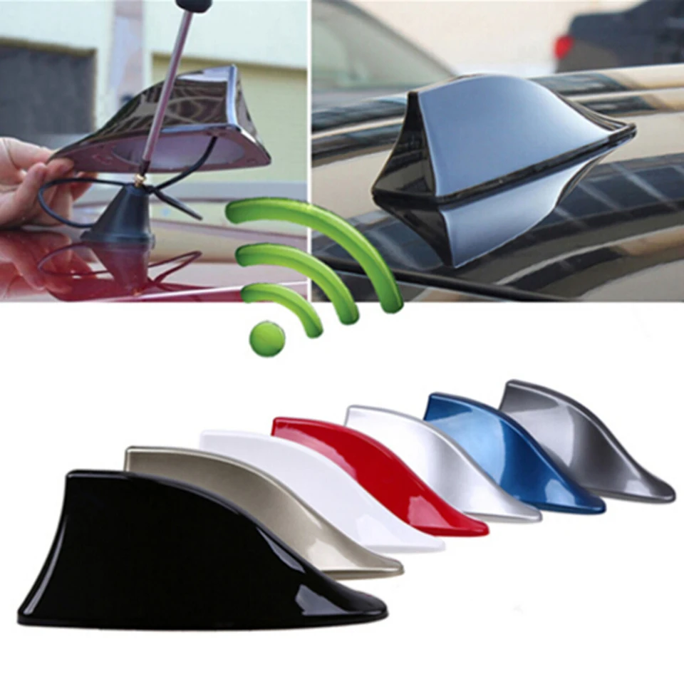 Signály automobilov Aerials Shark Fin Anténa pre BMW E36 E46 Peugeot 307 407 Golf 4 Audi A6 C6 Mercedes Opel Vectra C Insignia