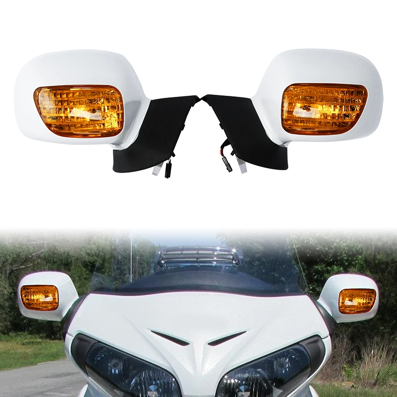 Signály zrkadla na strane motocykla Zadné zrkadlá vhodné pre Honda Goldwing GL 1800 01-17
