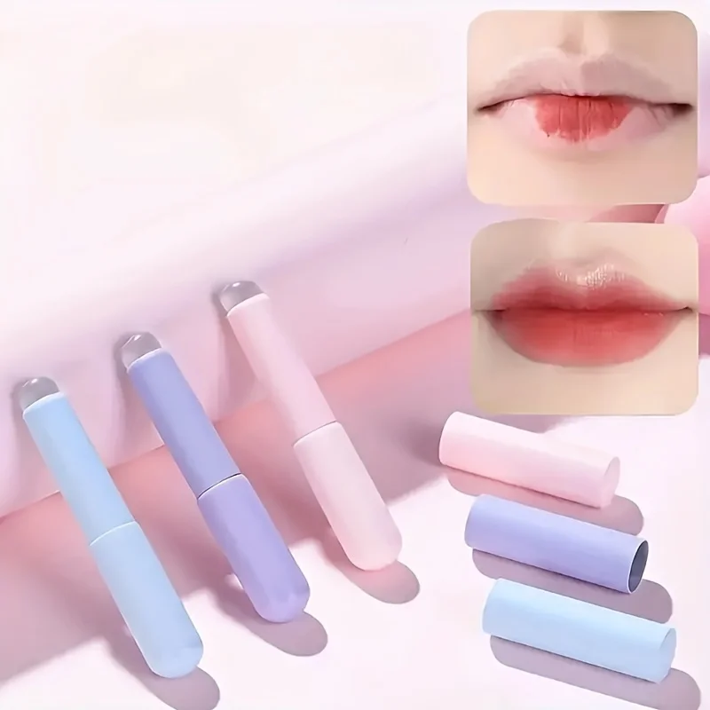 Silikónová kefka na pery - opakovane použiteľný aplikátor rúžov ​​pre dokonalý make -up sa ľahko aplikuje, prenosná cestovná kefa Beauty Brush