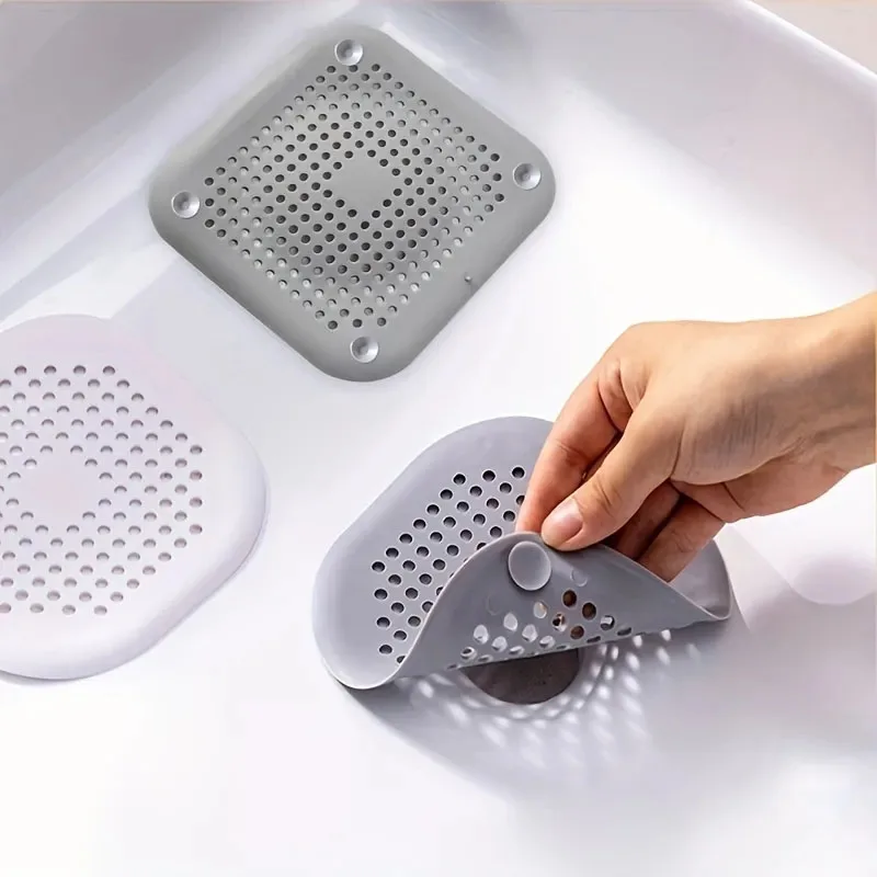 Silikónová podlahová odtoková nálepka pre kúpeľňu kuchyňa Kanalizácia vlasová filtrácia proti blokujúcemu zariadeniu domácnosť Kúpeľňa podlahová podlahová podlaha rohože