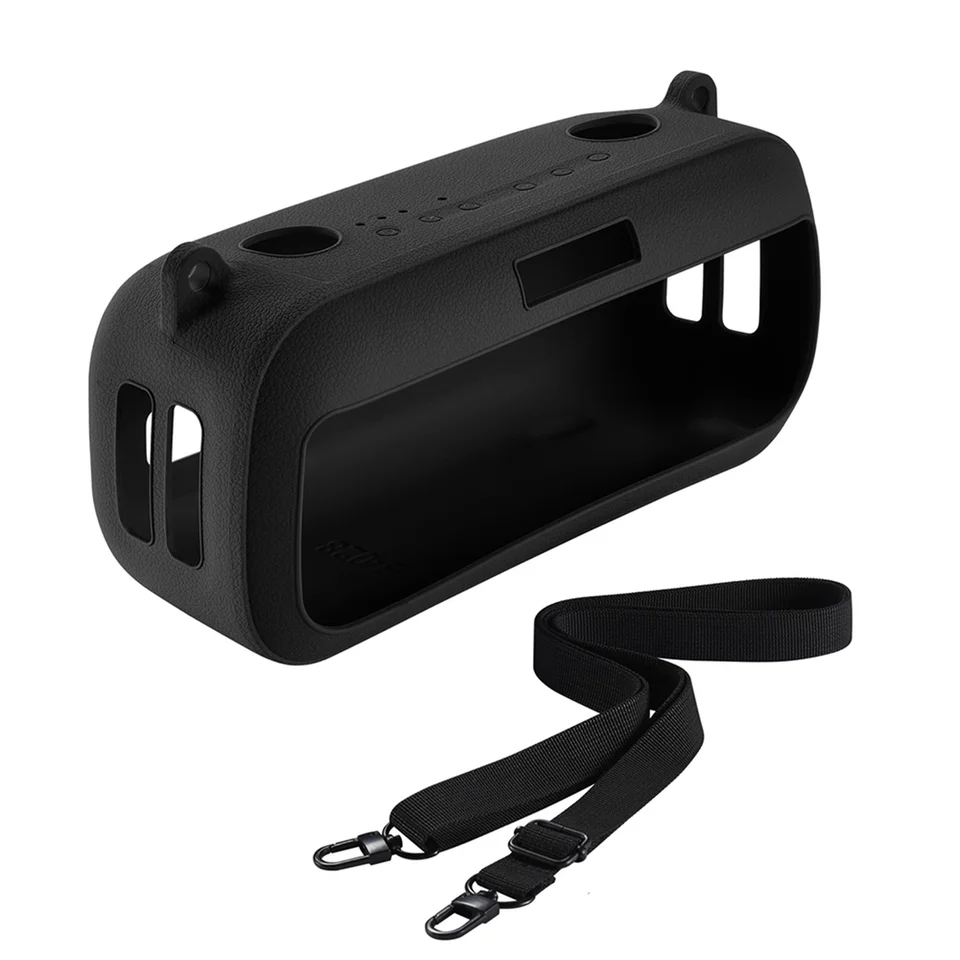 Silikónová rukoväť na výmenu puzdra pre bose soundlink max bluetooth prenosný reproduktor čierny