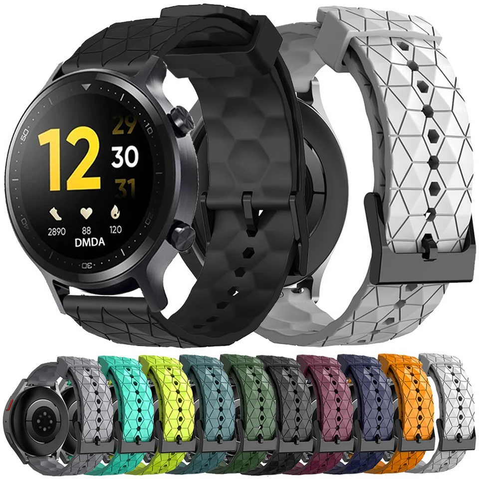 Silikónová skupina pre Realme Watch S Pro Sports Strap For Realme Watch 2 /3 Pro Wristband náramok Adsessories Soft Bands 20 mm 22 mm