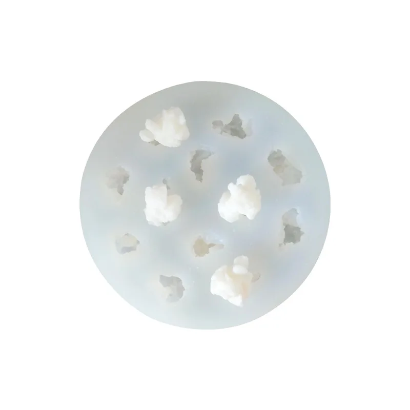 Silikónová sviečka pleseň Popcorn Creative Design voňavá sviečka šálka DIY dekorácia americká popcorn ručne vyrobená gadgety pečenia M249