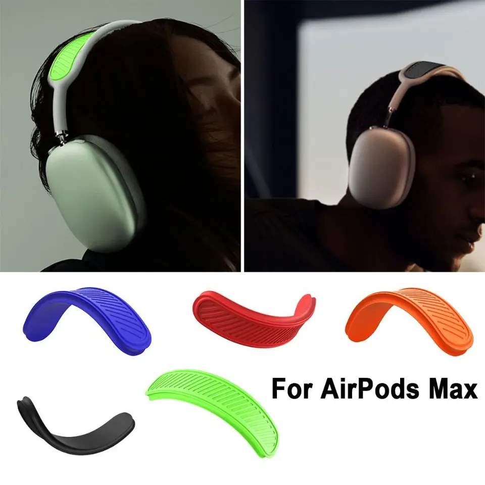 Silikónová čelenka kryt Washable čelenka vankúšový kryt ochranný kryt pre AirPods Max