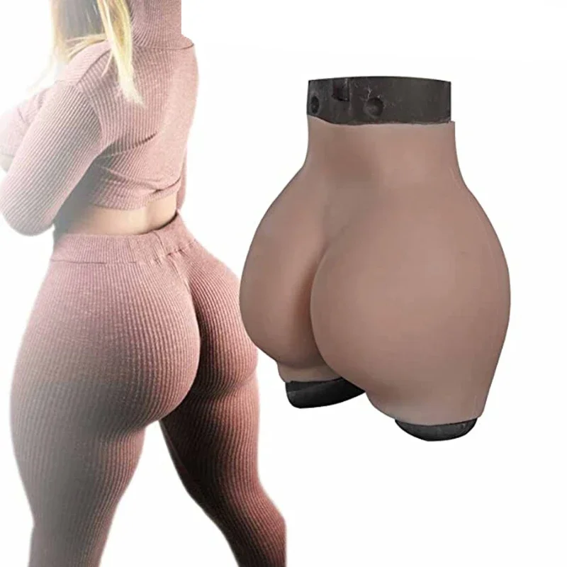 Silikónové boky butt Shapewear Realistické čalúnené bedrové nohavice Dospelí Hrubé tvarovače ovláda nohavičky 2,0 cm hrúbka 3000 g 6 farby