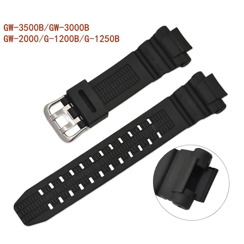 Silikónové hodinky pre Casio G-Shock GW-3500B GW-3000B GSHOCK GW-2000 G-1200B G-1250B Potápanie Sport Watch Adsessory