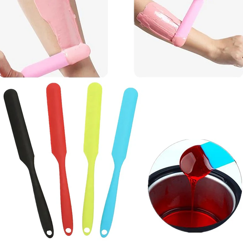 Silikónové kozmetické voskovanie Spatuly, ktoré nie sú prilepené na odstraňovanie chĺpkov, tyčinky vosk vosk