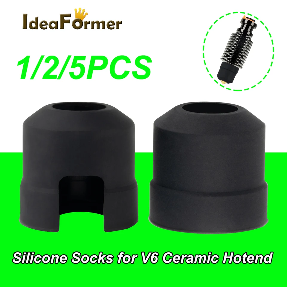 Silikónové ponožky pre E3D V6 Hotend Keramické vykurovacie jadro Ochranné puzdro Silikónový kryt pre puzdro pre 3D tlačiarne V6 Hotend