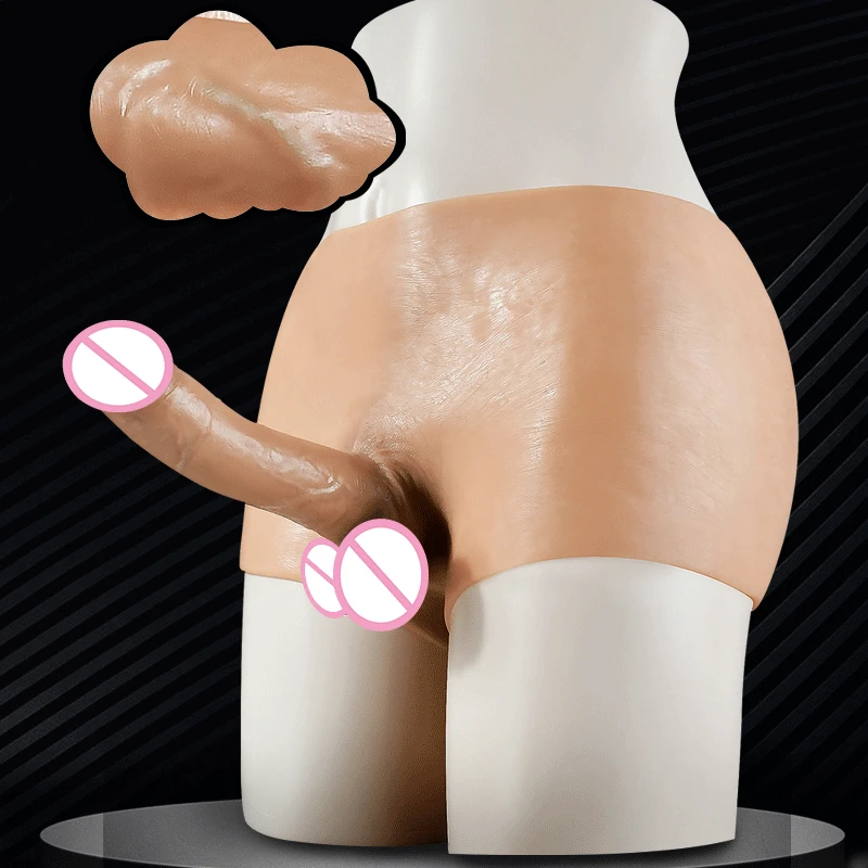 Silikónové pripevnenie Strafin Dildo pre ženy Penis Pants Masturbators Penis Realistické dildos sexuálne hračky pre ženy lesbičky dospelých 18+