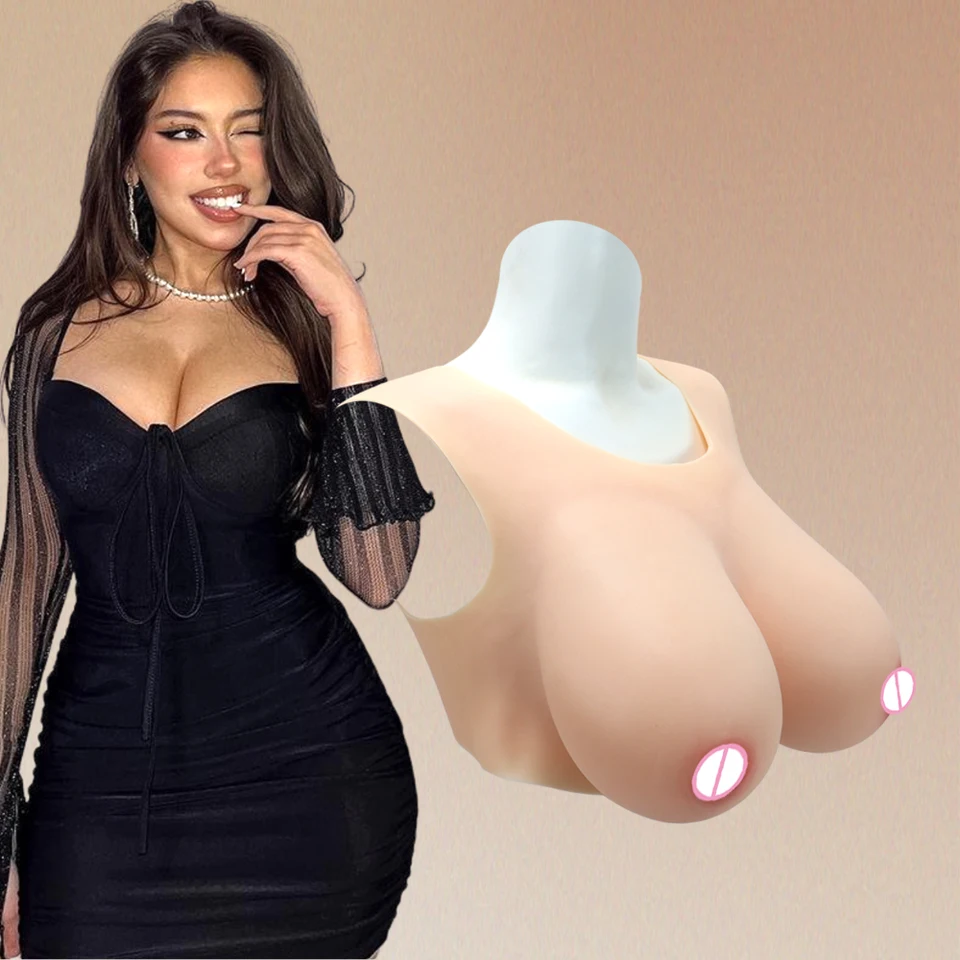 Silikónové prsia formuje falošné prsia Artifické obrovské hrudné pohár CDEGH CUP pre crossdresser transvestite sissy drag queen