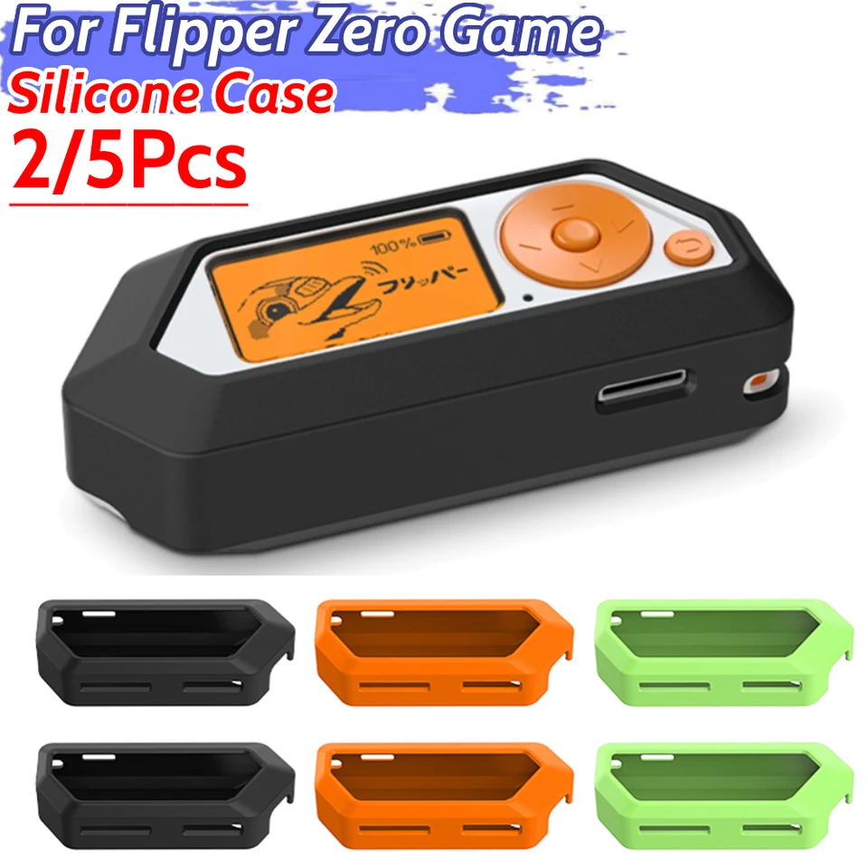 Silikónové puzdro Anti-Drop Shock-odolné v oblasti ochrany ochranného puzdra Anti Scratch Game Console Ochranný kryt pre Flipper Zero Game Accessories