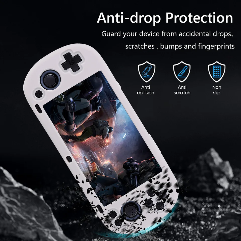 Silikónové puzdro Ochranné kryt Anti-Scratch Ochranné puzdro Ochranca rukáv pre rukávy Trimui Smart Pro Game Console Accessories