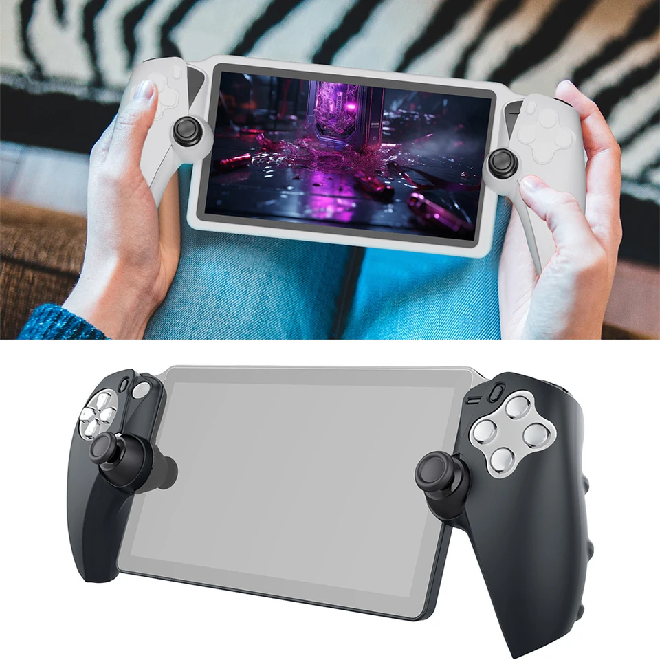 Silikónové puzdro vľavo vľavo rukoväť ručného krytu nárazový kryt ochranné puzdro pokožka pokožka anti-štrbina pre PlayStation PO