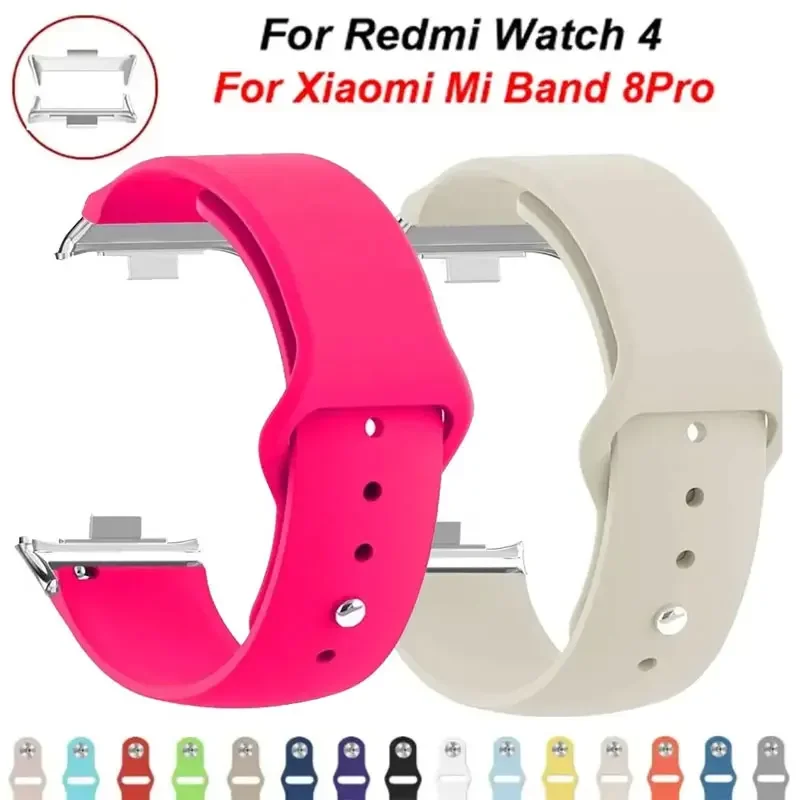Silikónové pásmo pre Xiaomi Redmi Watch 4 Strap Accessories Sport Sport Correa Bracelet Redmi Watch4 Xiaomi Band 8 Pro Bands