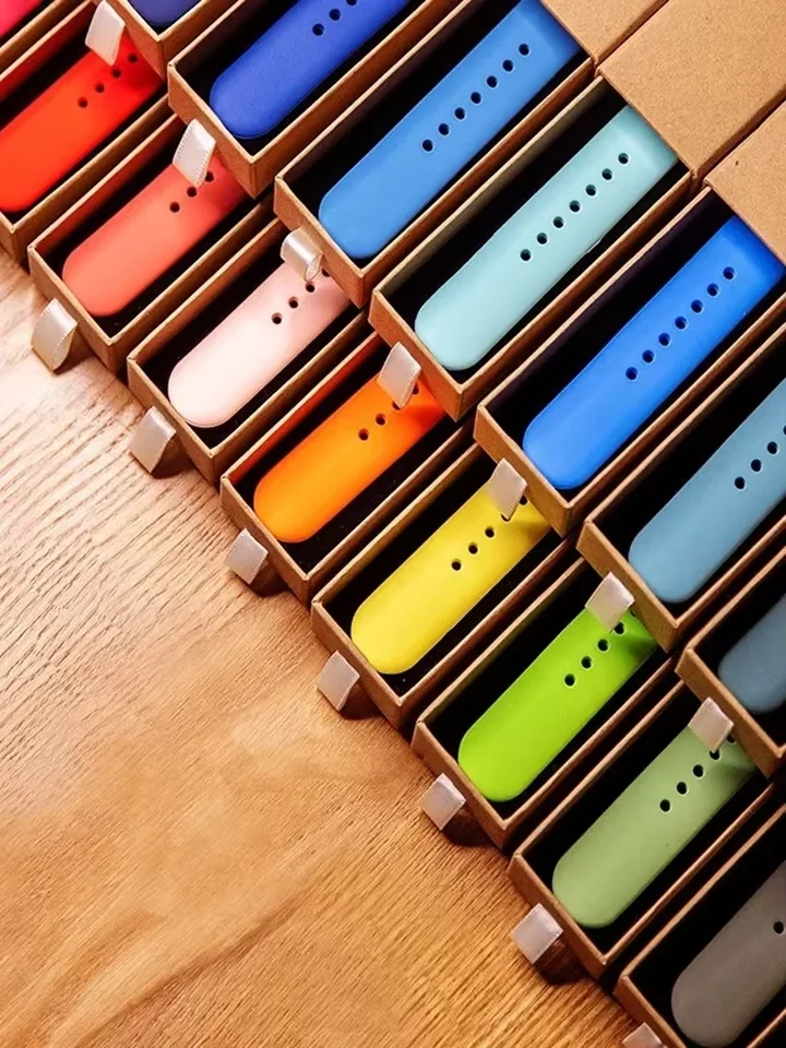 Silikónové pásy pre Apple Watch Raps Ultra 2 49 mm 45 mm 44 mm 41 mm 41 mm športový náramok Iwatch Series 8 7 6 5 4 SE 9 10 42 mm-46 mm