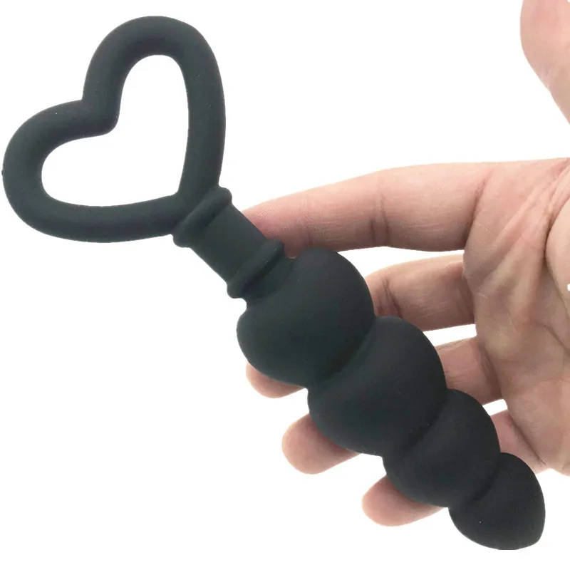 Silikónový análny korálky zadok plužba konečník Dilatátor Expander Masturbation Anal plug g Spot stimulátor dospelých hier pre sexuálne hračky pre začiatočníkov