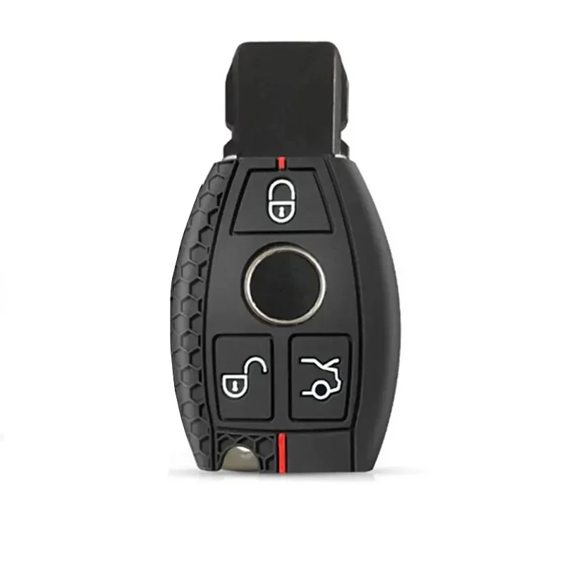 Silikónový automobil Samrt Key FOB Case pre Mercedes pre triedu Benz Abcesg W204 W205 W212 W213 W176 W177 GLC CLA AMG diely