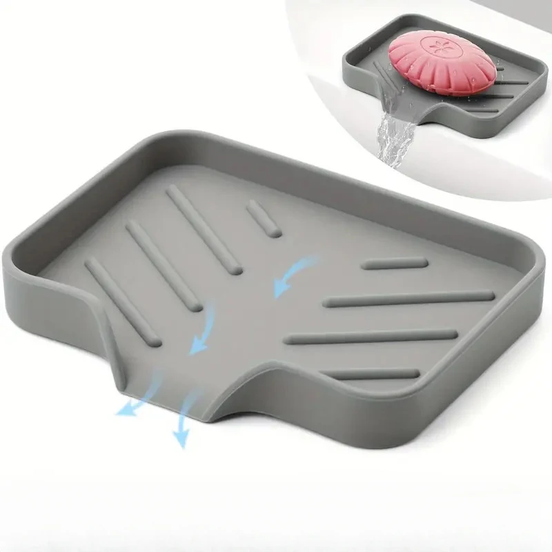 Silikónový faucet mat kuchynský umývadlo podnosy na mydlo DispenSer Dispenser Drain Drain Patch umývadlo striekanie rohož Mat