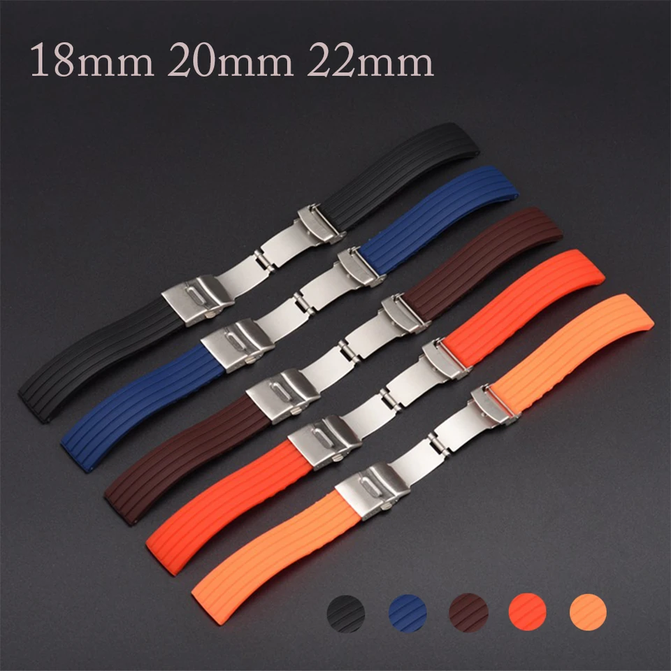 Silikónový hodinkový pás 18 mm 20 mm 22 mm pre Samsung Galaxy Watch Active 2 Active 3 Gear S2 WatchBand And