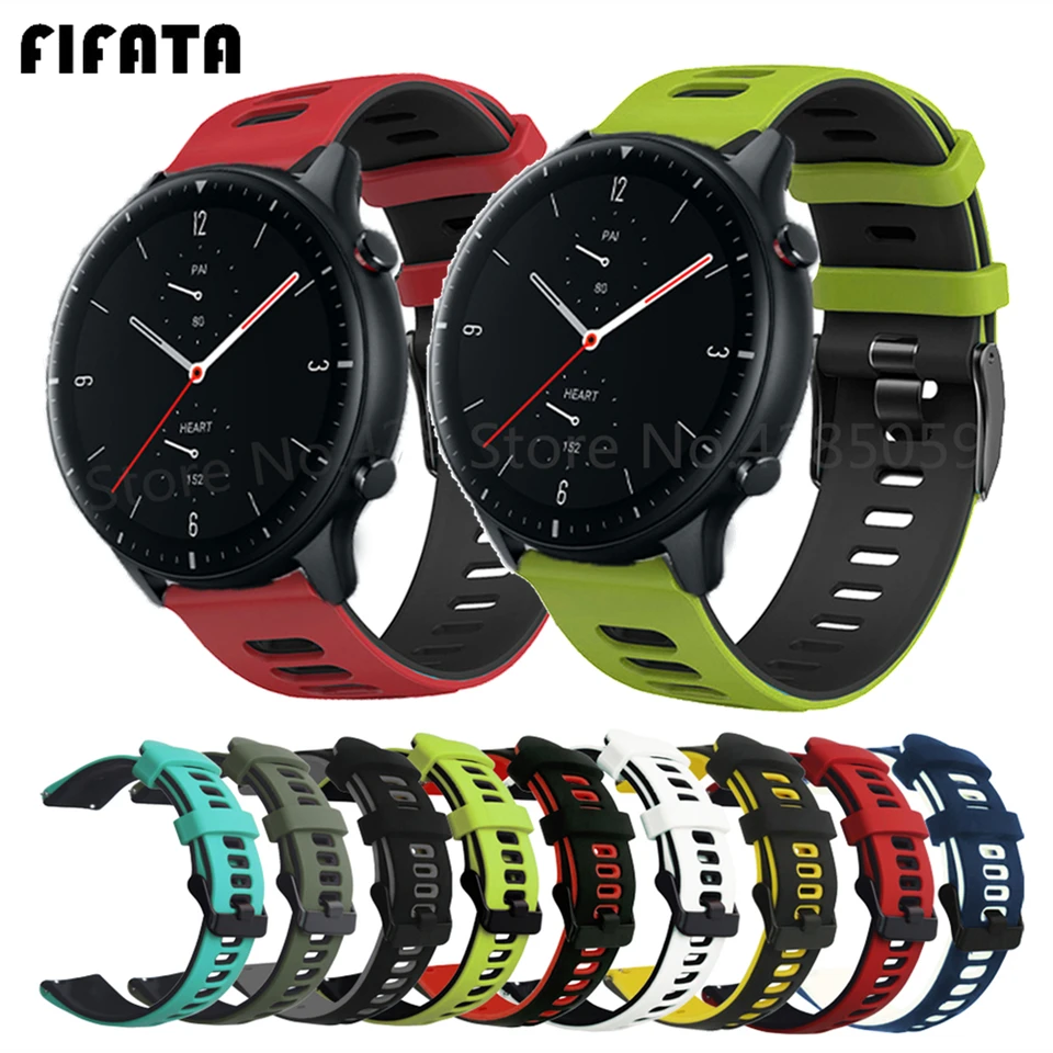 Silikónový hodinkový remienok pre Xiaomi Huami Amazfit GTR 2 2E pásový remienok GTR 47 mm 42 mm Stratos GTS BIP 20/22 mm hodinky Correa Correa