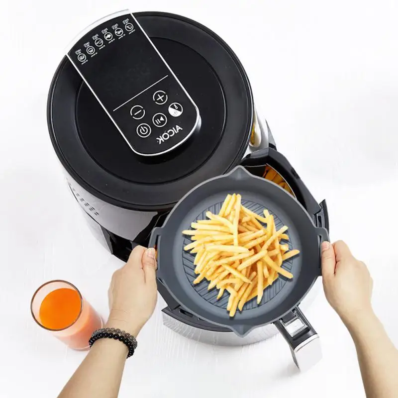 Silikónový hrniec Air Fryer 2023 Opätovne použiteľné náhrady vysokokvalitné veľkoobchodné grilové panvice príslušenstvo Vzduchové fritézy Rúru na pečenie pečenia