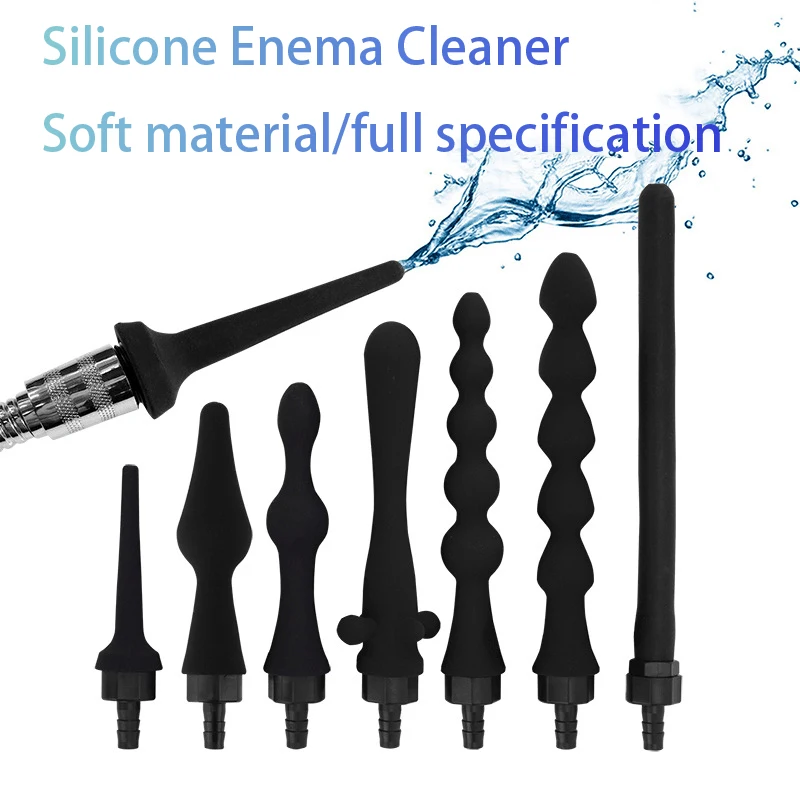 Silikónový klystír Douche pre mužov a ženy dospelých erotica Anal Cleansing douche dospelé výrobky Anal Toys Plug pár postrekovač