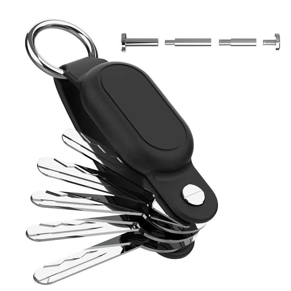 Silikónový kryt pre Samsung Galaxy Smarttag2 Tracker Case Keychain Anti-Lost Protective Case s kľúčovým prsteňom pre vyhľadávač Smarttag2