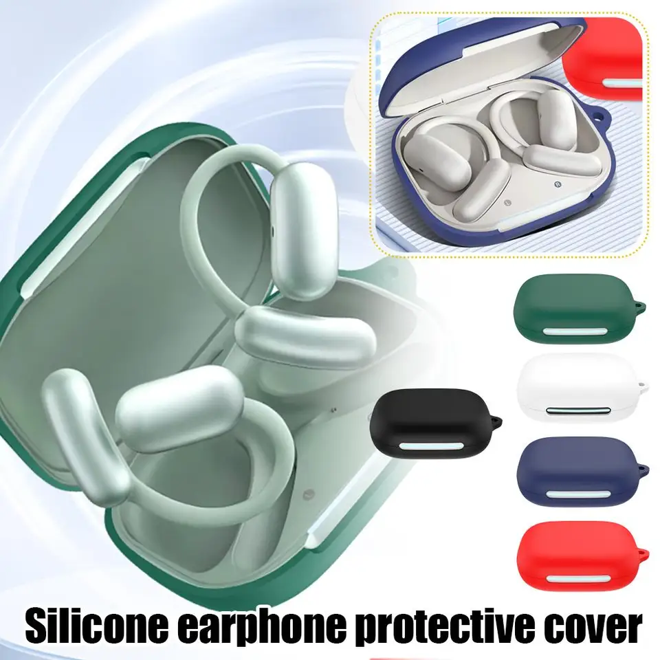 Silikónový kryt pre SoundCore AeroFit 2 Bluetooth Serfones, ktorý nie je šmykľavým ochranným krytom pre Anker Soundcore Aero Fit Cover Q1S5