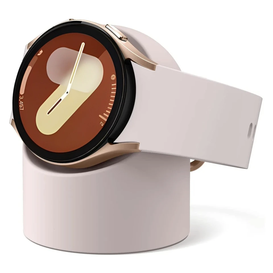 Silikónový nabíjací sedadla pre Samsung Galaxy Watch 6 4 Classic 47 mm 46 mm 5 Pro Choten Stock Stock Sedadla Galaxy 7/6/5/4 40 mm 44 mm