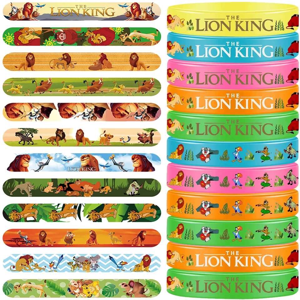 Silikónový náramok Lion King Simba Silikón náramok Animal Lion King Slap náramok