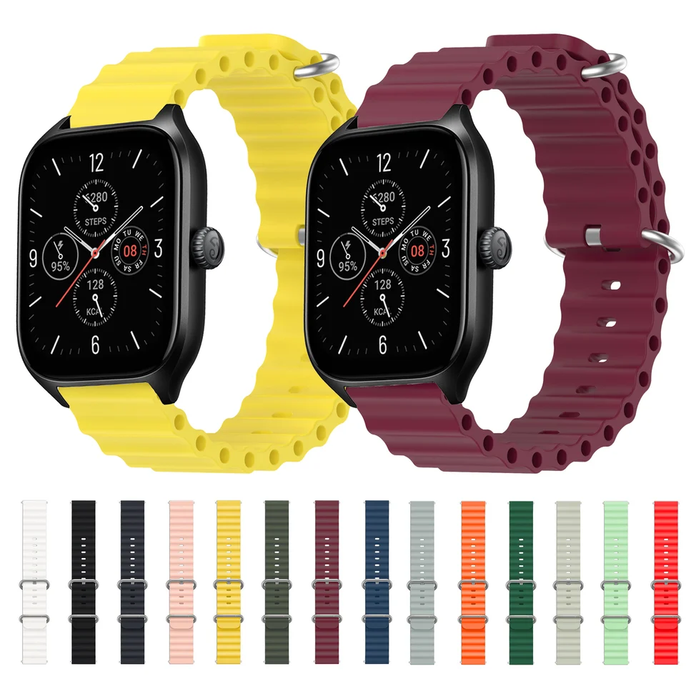 Silikónový oceánsky pásik pre huami Amazfit GTS 2E GTS2 MINI GTS3 GTS 4 MINI náramky