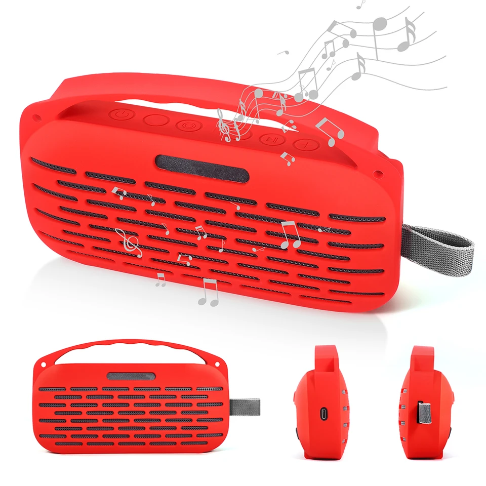 Silikónový ochranný kryt cestovné ochranné prepravujúce puzdro na ochranu pokožky pre reproduktor Bose Soundlink Flex 2. gen reproduktor
