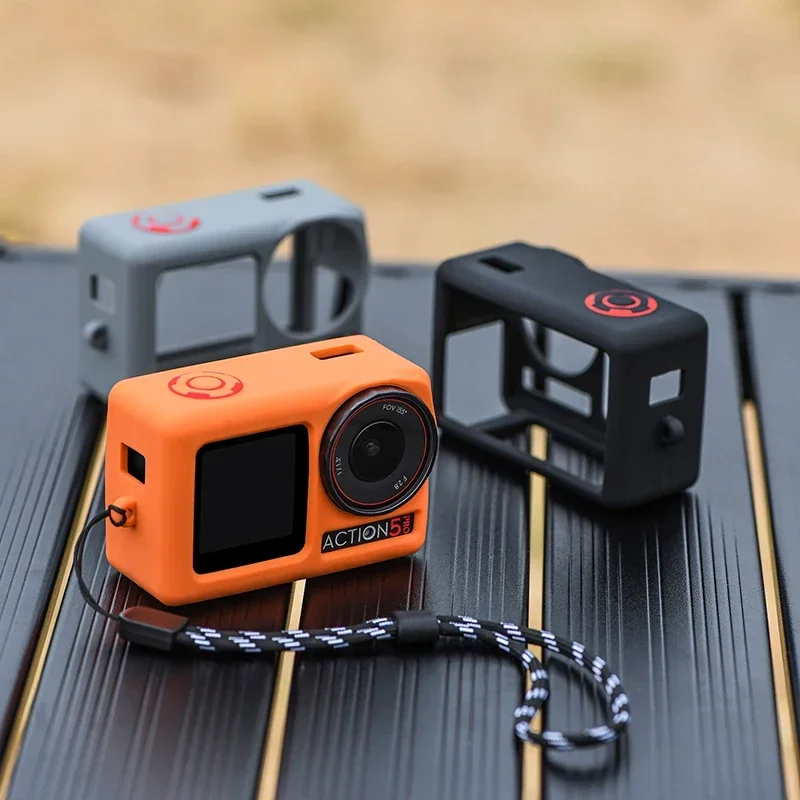 Silikónový ochranný kryt pre DJI Action 5 Pro Cover Cover Sleeve Ochranná krytňa šošovky pre akciu DJI Action 5 Pro Camera Accessories
