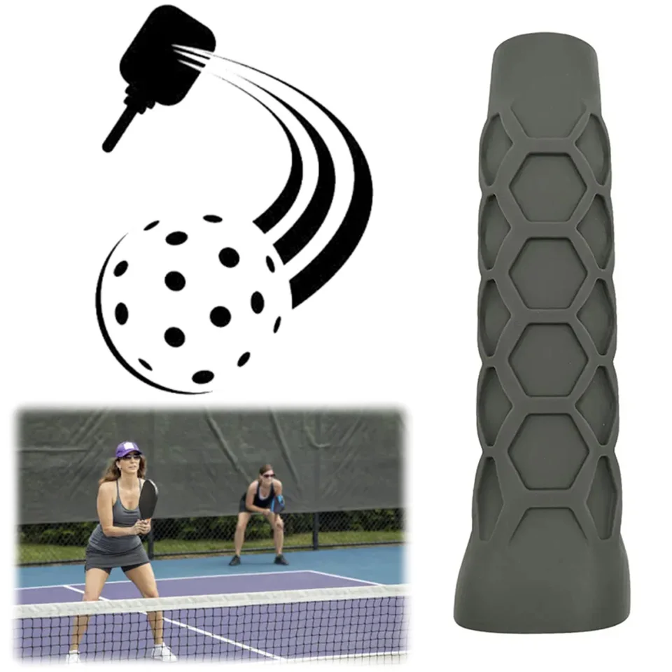 Silikónový pickleball Paddle Grip Cover Pickleball Racket Overgrip Ochranca rukáv pre vylepšené ovládanie